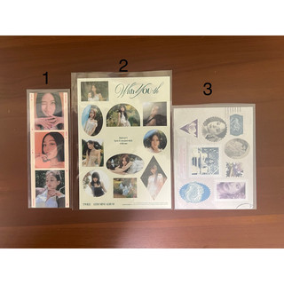 TWICE 子瑜solo/with youth/between 1&2 貼紙