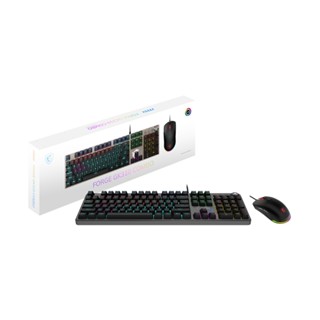 MSI微星 FORGE GK310 COMBO RED TC 電競鍵鼠組 線性紅軸 7200DPI 熱插拔 MSI808
