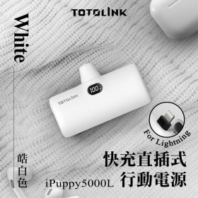 TOTOLINK 5000L USB-C快充直插式行動電源