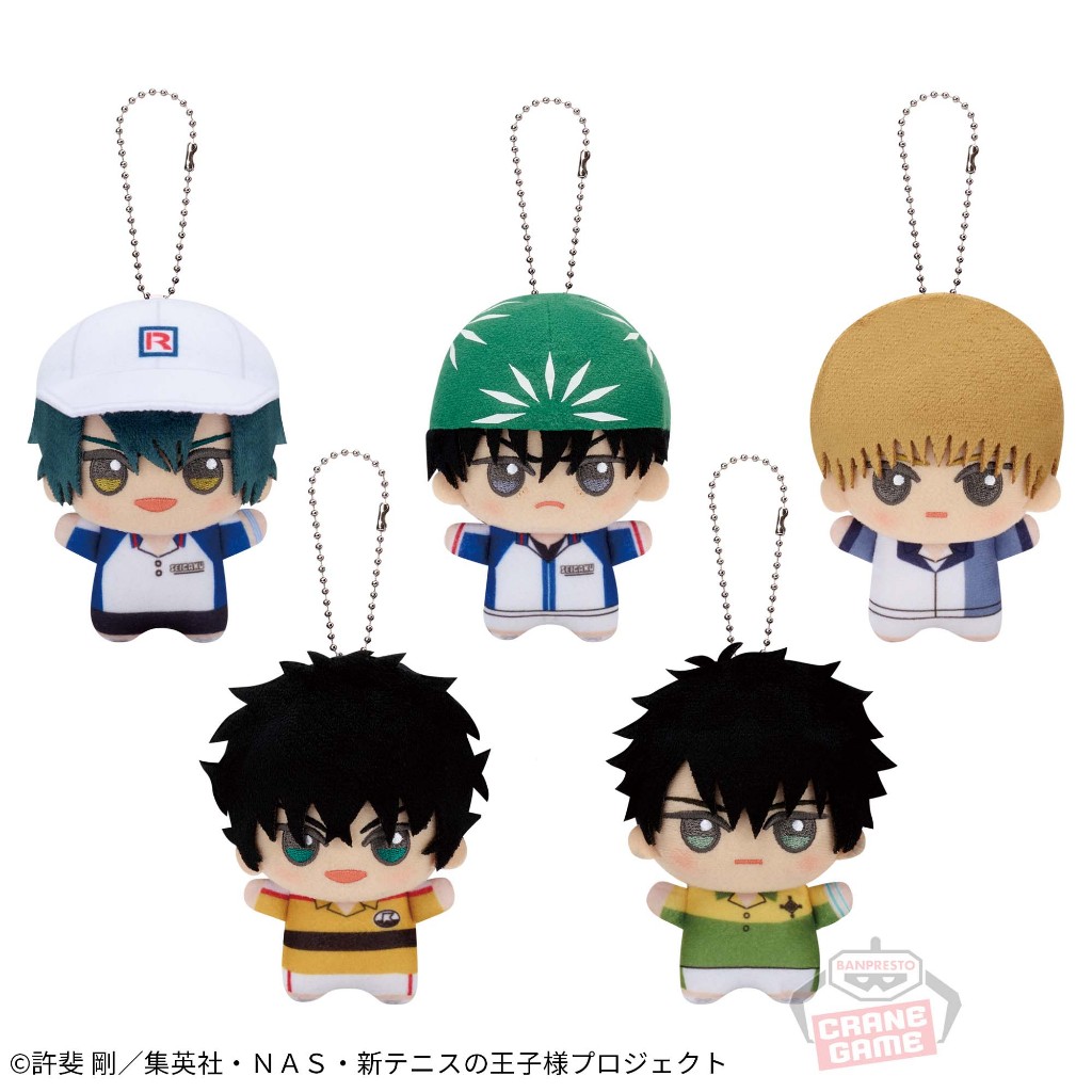 日版 網球王子 景品娃 第二彈 努努 娃娃 越前龍馬 海堂薰 日吉若 切原赤也 財前光 非現貨 下單前請先私