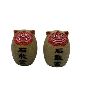 風獅爺【一對泰山石敢當擺件】財錢 平穩 山海 鎮宅 防小人 風水擺設 含開光 馥瑰馨盛NS0319