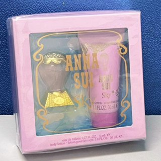 ANNA SUI 安娜蘇 綺幻飛行浪漫淡香精禮盒組 (淡香水5ml+身體乳30ml)淡香精/旅行組