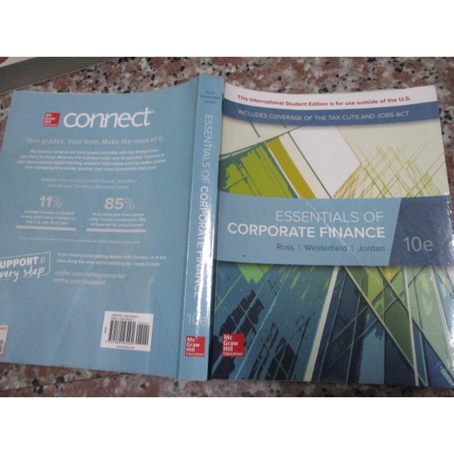 112/12 Essentials of corporate finance 10/e (9781260565560)
