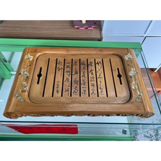【全國二手傢俱館】原木竹茶盤/實木茶盤/泡茶桌/簡約茶盤/功夫茶盤/茶几/中式茶盤/二手茶盤/二手居家傢俱