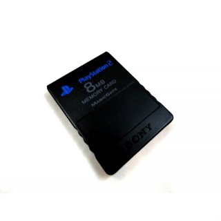 <遊戲快樂玩> PS2 原廠記憶卡 黑色 (極新)【日本帶回】