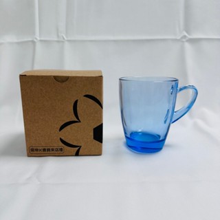【全新】藍色玻璃馬克杯 306ml 燦坤來店禮 臺灣製