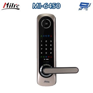 昌運監視器 Milre 美樂 MI-6450 三合一密碼/卡片/鑰匙智慧電子門鎖 輔助鎖(請來電洽詢)