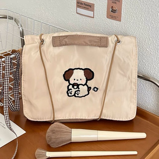 bunny select shop/奶茶色狗狗收納包