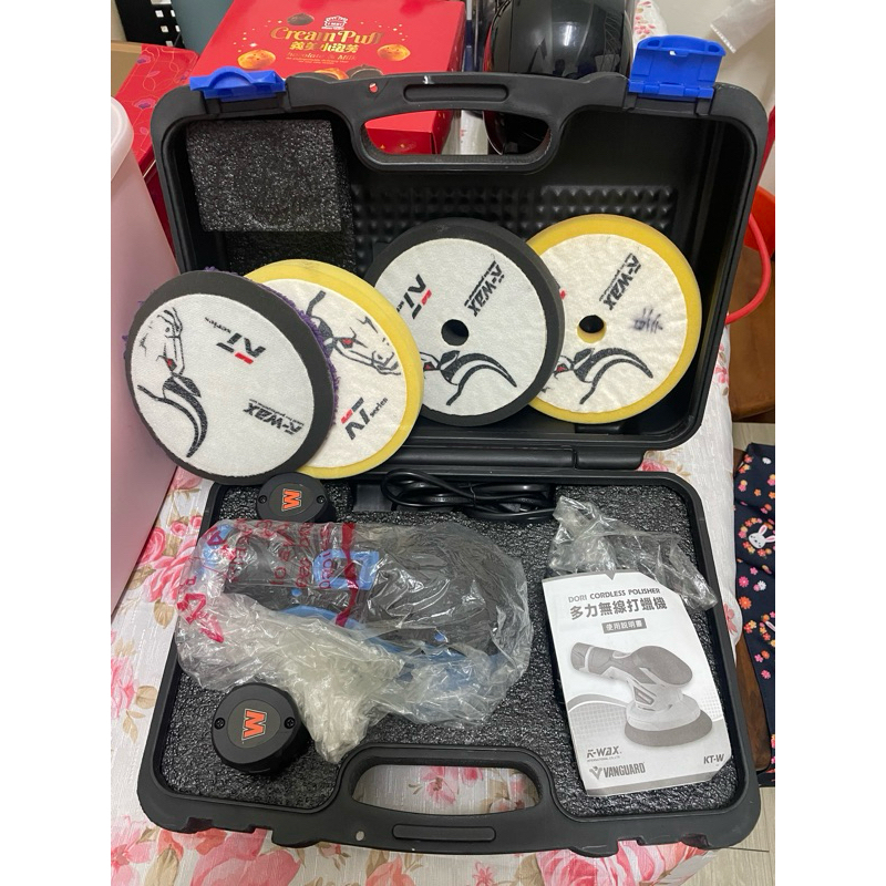 K牌無線打蠟機 附四塊海綿