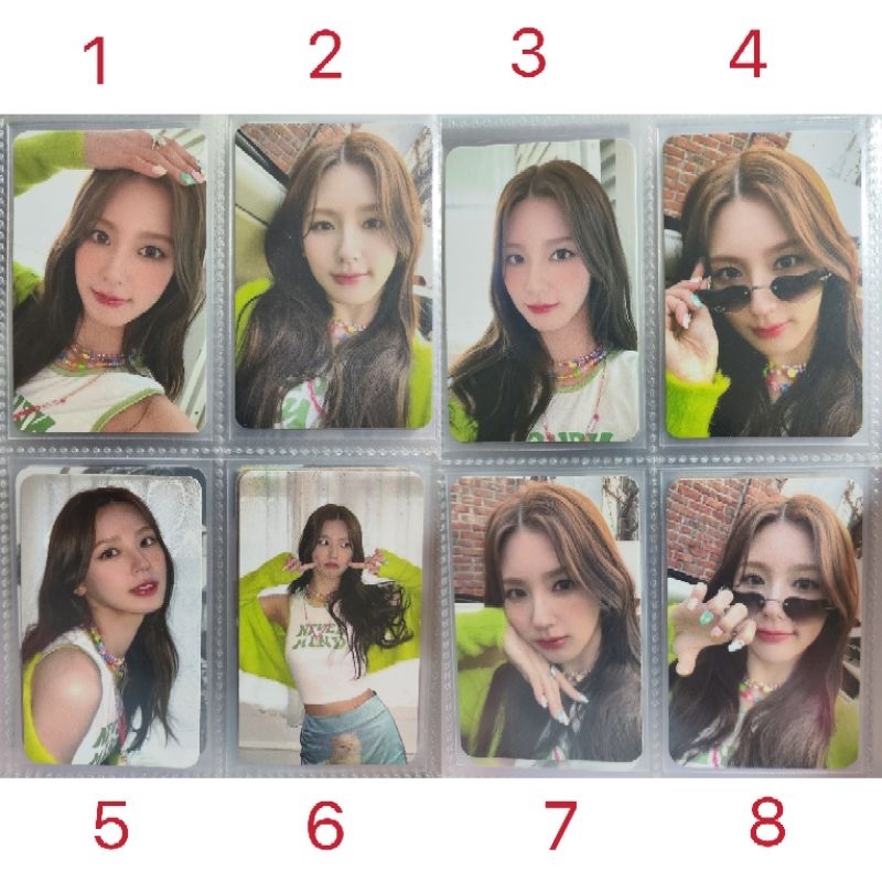 ✨(G)-idle 曹薇娟 Miyeon 麵 面 solo【MY】專輯 特典 綠衣 小卡