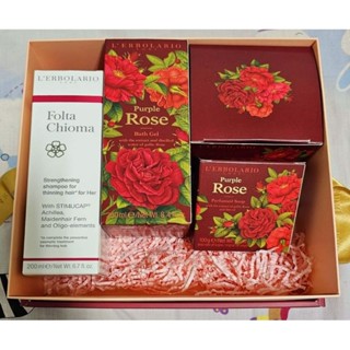 🥀 L'ERBOLARIO⚘️蕾莉歐🌹緋紅玫瑰香氛禮盒(4件組)