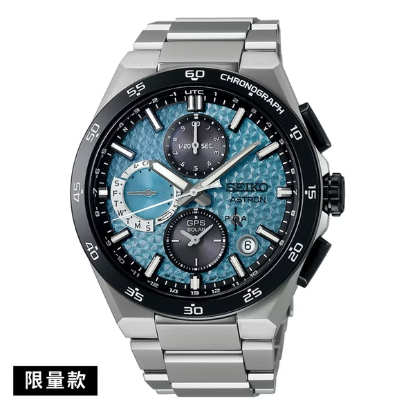 seiko SK037 精工錶 Astron 5X83-0AC0B(SSH157J1)太陽能GPS立體壓紋面盤鈦金屬腕錶