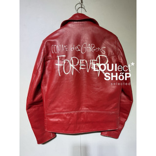 川久保玲 COMME des GARCONS CDG LEWIS LEATHER 聯名騎士夾克 皮衣 夢幻逸品