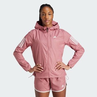 adidas 女款 外套 運動連帽外套 OTR B JKT 粉 IM5403