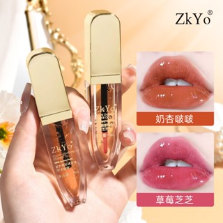 ZKYO唇部變色唇油精華油溫感變色唇油淡化唇紋防幹裂唇部護理潤色唇油唇蜜 輕薄不粘膩不沾杯不掉色