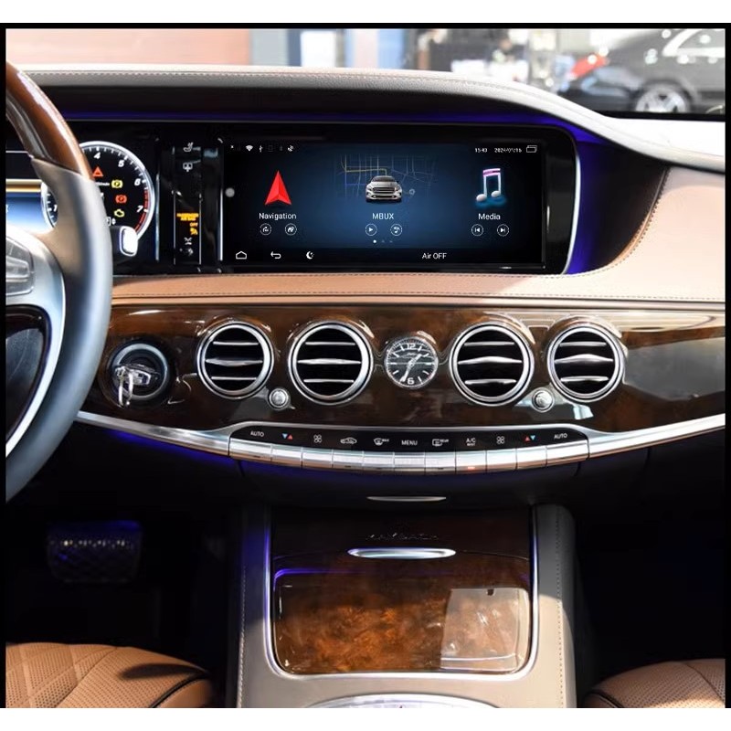 MERCEDES BENZ W222 (2014-2020) 2025年式最新款安卓14版高通八核8+128導航旗艦車機