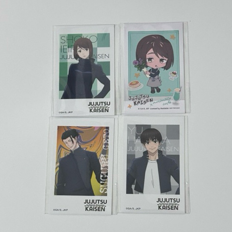 咒術迴戰 拍立得 硝子 夏油 灰原 特典 安利美特 甜點天堂 小卡 夏油傑 家入硝子 灰原雄