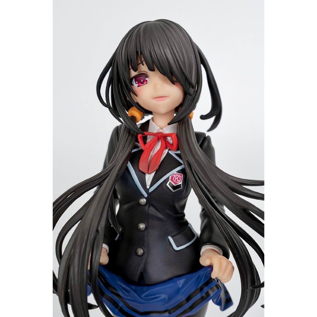 約會大作戰 時崎狂三 制服 22cm 黑絲 二次元 模型 公仔 擺件
