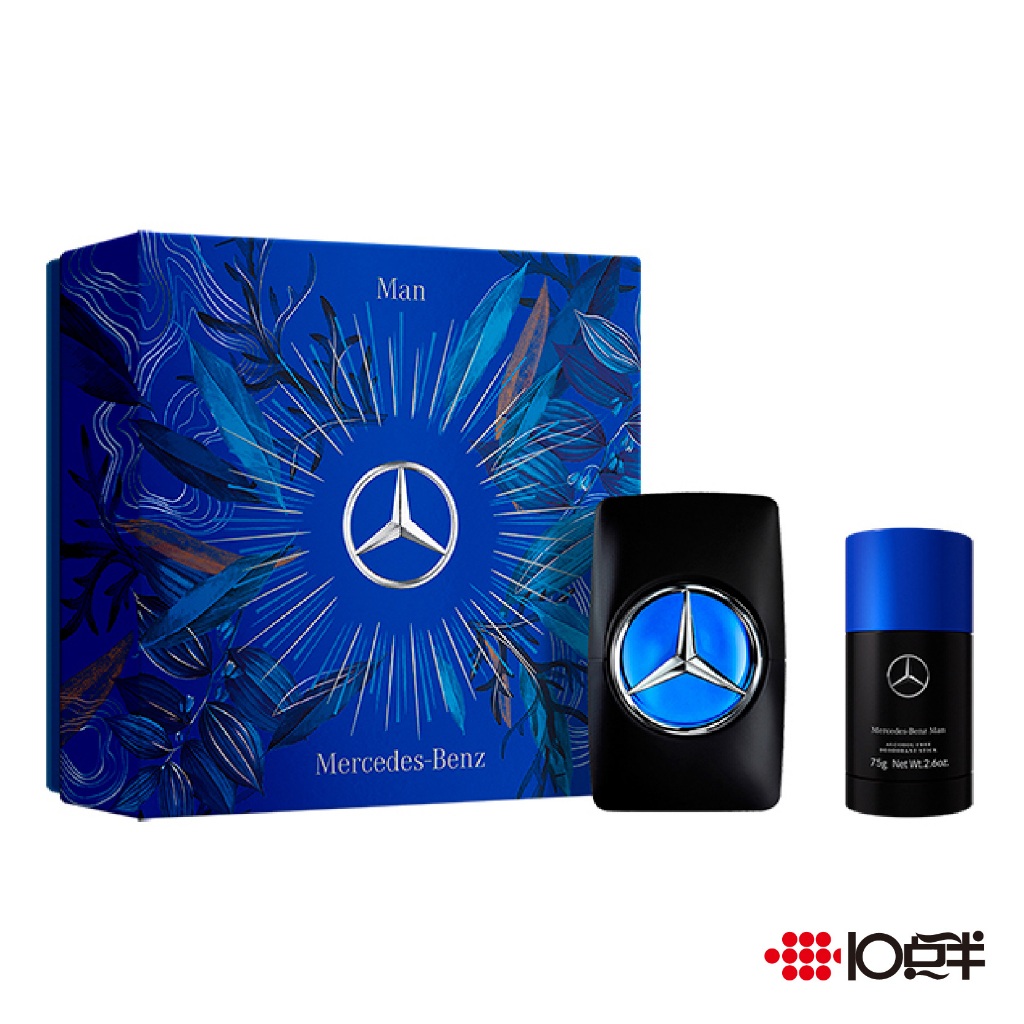 Mercedes Benz 賓士 王者之峰 淡香水禮盒 100ml ( 兩件組 )〔10點半香水美妝〕