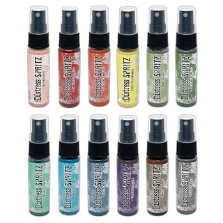『牧莎記事』Tim Holtz Distress Sprit #3 珠光噴畫染劑12入組-RG-TDU-12SET-3