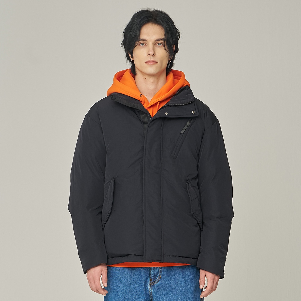 【Superdry】韓版 中性款 男女適穿 羽絨外套 NP Utility Duck Down 黑