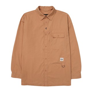 【Superdry】韓版 男款 長襯衫 Over Fit Utility 橘色