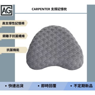 👾A.G.生活👾 CARPENTER 支撐記憶枕 灰色 枕頭 寢具 記憶枕 頸枕 居家生活 戶外用
