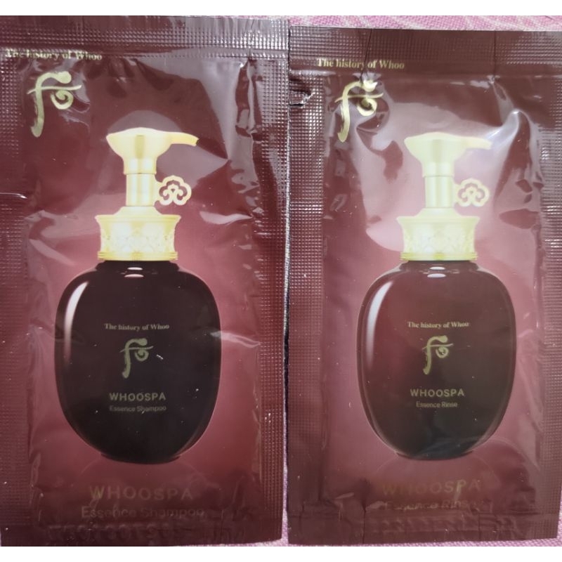 <Love Buy Zone>全新WHOO后 SPA洗髮露8ml+護髮素8ml外出旅行組