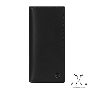 VOVA 沃汎 CASSIEN 卡西安系列12卡長夾 -黑色 VA134W005BK