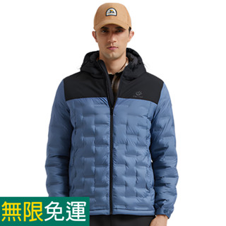 【天天免運】探拓戶外TECTOP高質感12145553男款中厚無縫防風羽絨服~雙色拼接、無縫熱壓接合、拉鍊口袋、防風保暖