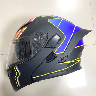 【福利品】EVO CA965 太陽系 雙鏡可掀式全罩安全帽 可樂帽 DOT CNS 金屬齒排扣 唯一 小嵐青菜賣