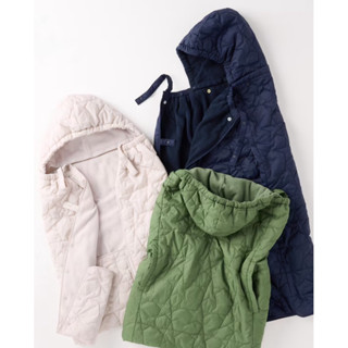 日本限定🇯🇵Uniqlo嬰兒 2way保暖毯出國必備米白、藍、綠 揹巾蓋毯揹巾防風毯推車防風毯