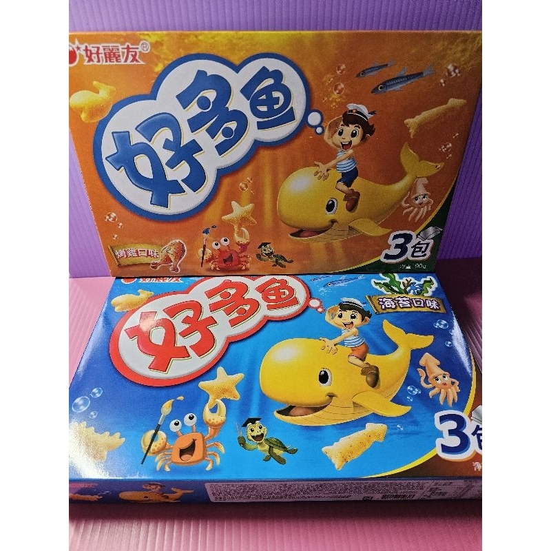 韓國ORION好麗友好多魚餅乾90g 海苔口味/烤雞口味
