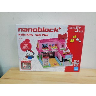 nanoblock 迷你積木-Hello Kitty 粉紅咖啡廳 PK-007