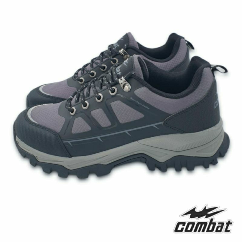 【MEI LAN】COMBAT (男) 防潑水 緩震 戶外 登山鞋 健行鞋 防臭 止滑 697 黑灰 另有軍綠色
