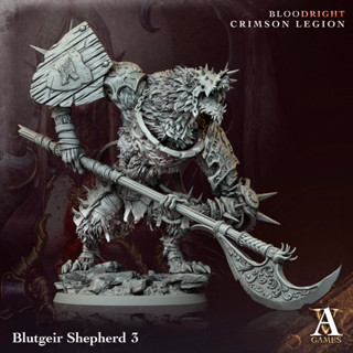Tazo工坊[AVG] Blutgeir Shepherd pose3 布魯特蓋爾牧羊人pose3 3D列印模型BCL