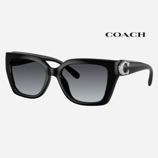 COACH HC8408F 蔻馳品牌墨鏡｜優雅時尚方形膠框太陽眼鏡 女生品牌眼鏡框【幸子眼鏡】