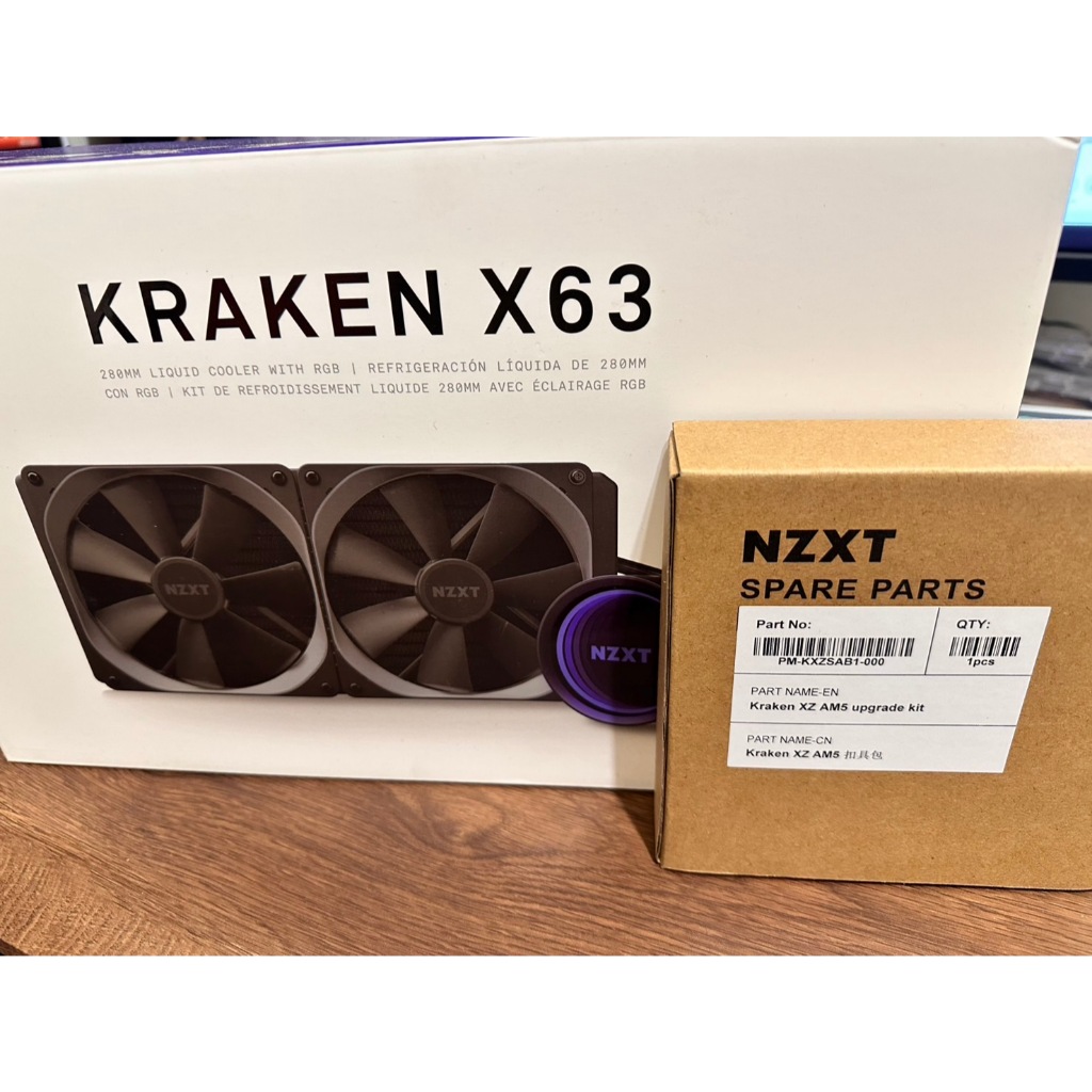 二手 NZXT 恩傑 Kraken X63 280mm 水冷