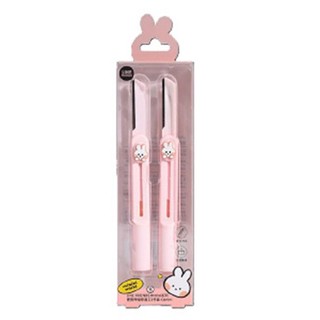 *COIN BABY*全新屈臣氏 伸縮修眉刀-Conini (LINE FRIENDS minini) 刷具 棉花糖粉撲