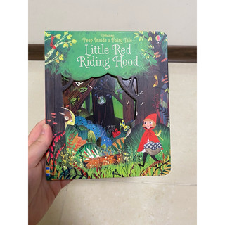 英文 故事書 Peep Inside a Fairy Tale Little Red Riding Hood 小紅帽
