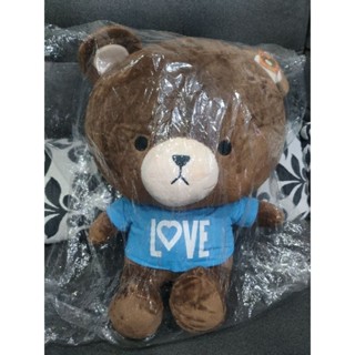 正版授權湯姆熊Tom bear 娃娃公仔玩偶抱枕坐姿高約40公分全新品