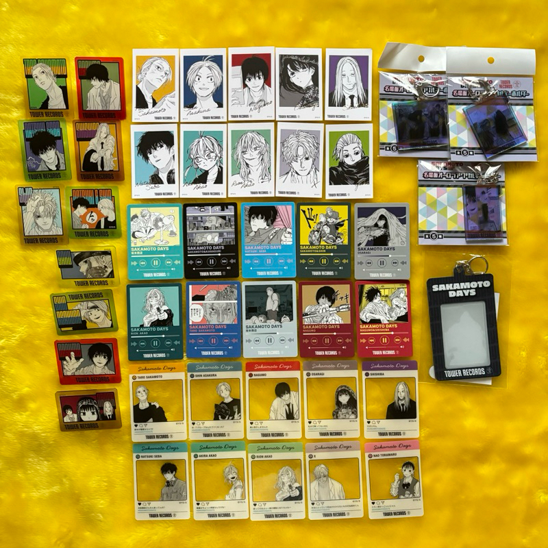 ★現貨 坂本日常 SAKAMOTO DAYS 塔店 咖啡廳 周邊 小卡 sns透卡 音樂卡 拆售 現貨