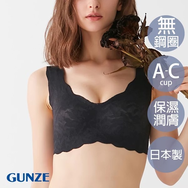雙重保水減壓無鋼圈內衣-黑