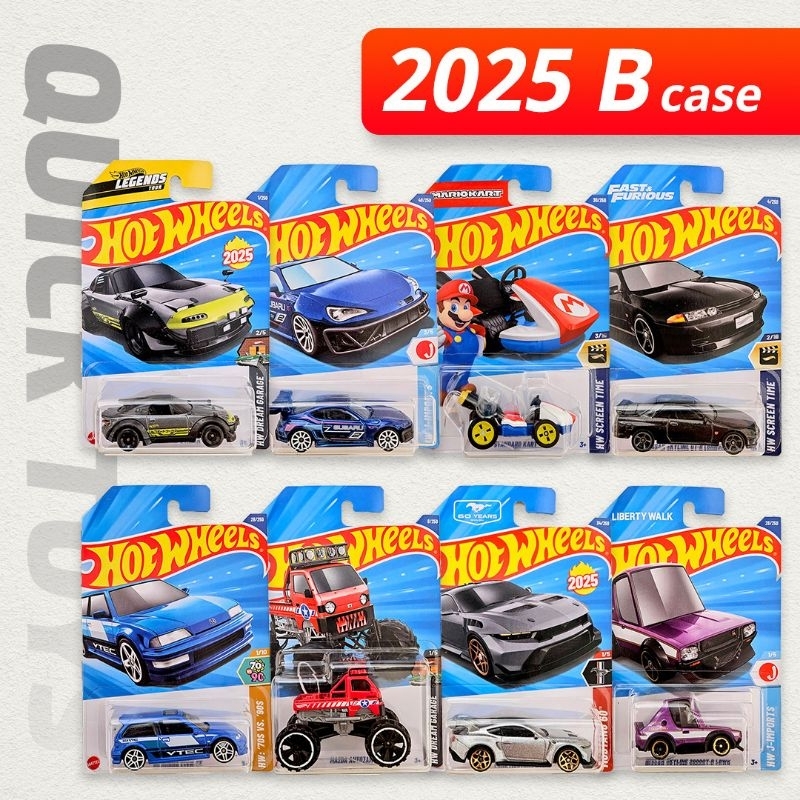 ◤玩具快克◢ Hot wheels 風火輪 普卡 2025 A B 箱 野馬 特斯拉 MX5 BRZ GTR R32