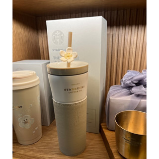 韓國星巴克梨大店限定 吸管不鏽鋼杯套保溫杯預購中❤️