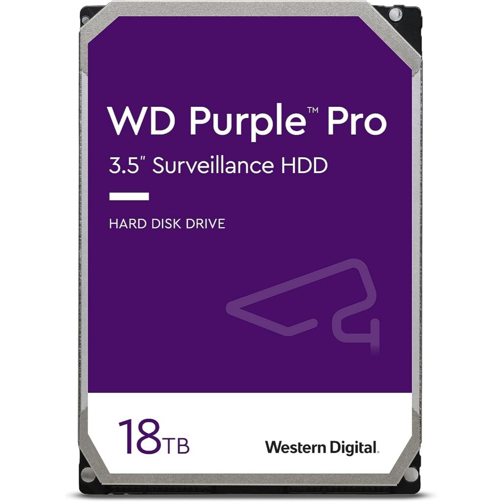 WD 威騰 紫標Pro 18TB WD181PURP 3.5吋監控系統硬碟 五年保固