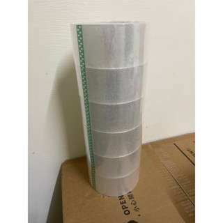 80m 封箱膠帶 透明膠帶 OPP透明包裝膠帶 48mm* 6入
