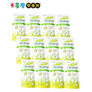 【寶寶樂】奶瓶清潔液補充包 1000ml X12包 箱購免運 茶樹精油 蘋果香氣 中性洗劑 原廠公司貨｜卡多摩