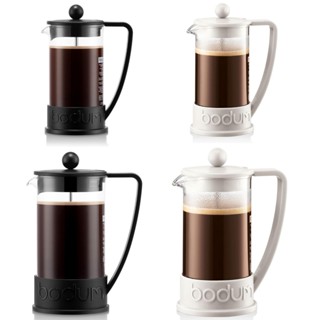 BODUM BRAZIL 咖啡壓壺 法式濾壓壺 不鏽鋼濾網 米白色/黑色 350ml/1000ml 日本