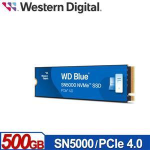 WD 藍標 SN5000 500G 4TB M.2 PCIe 4.0 NVMe SSD M.2 2280 Gen 4
